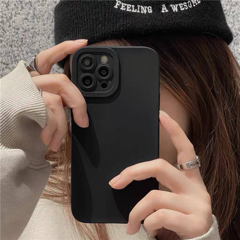 Soft Case Pelindung Lensa Bahan Silikon Untuk iPhone 7 8 Plus SE2020 X XR Xs 11 Pro Max