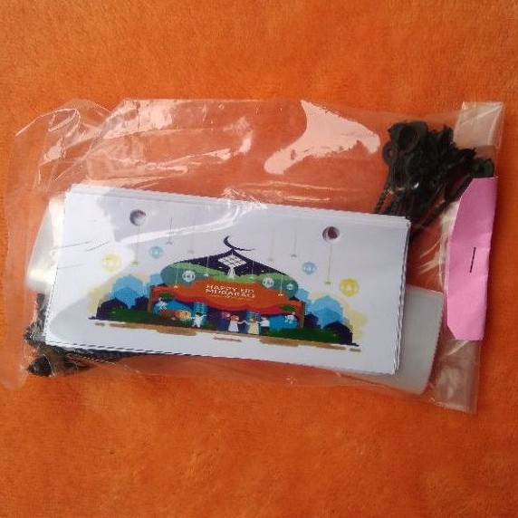 Plastik snack angpao tag lebaran