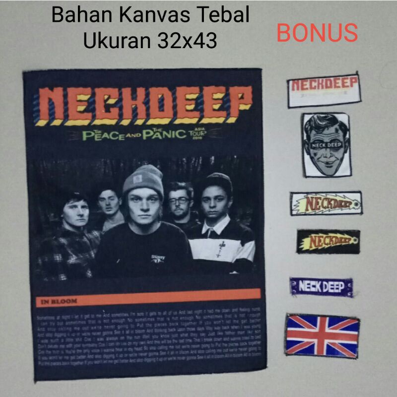 BACKPATCH EMBLEM SET NECK DEEP IN BLOOM