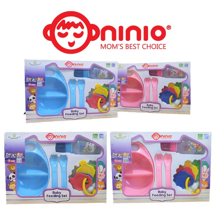 Baby Feeding Set 4in1 GIFTSET Bayi Ninio