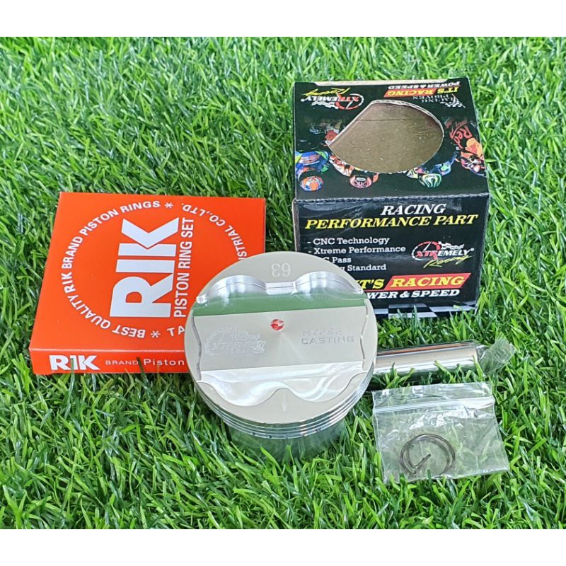 Piston Hyper Casting High Compresi MX / MX King / N max / Aerox / Wr155 / R15VVA Size 62mm & 63mm-7
