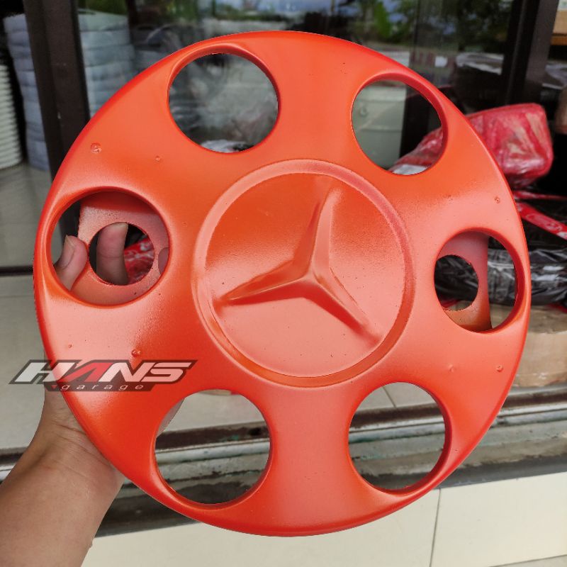 Sunkisscoo Dop Truk (1 Biji)Wheeldop Ring Truk Lubang 6 Donat Dop Canter Weldop Giga Dop Truk Ring