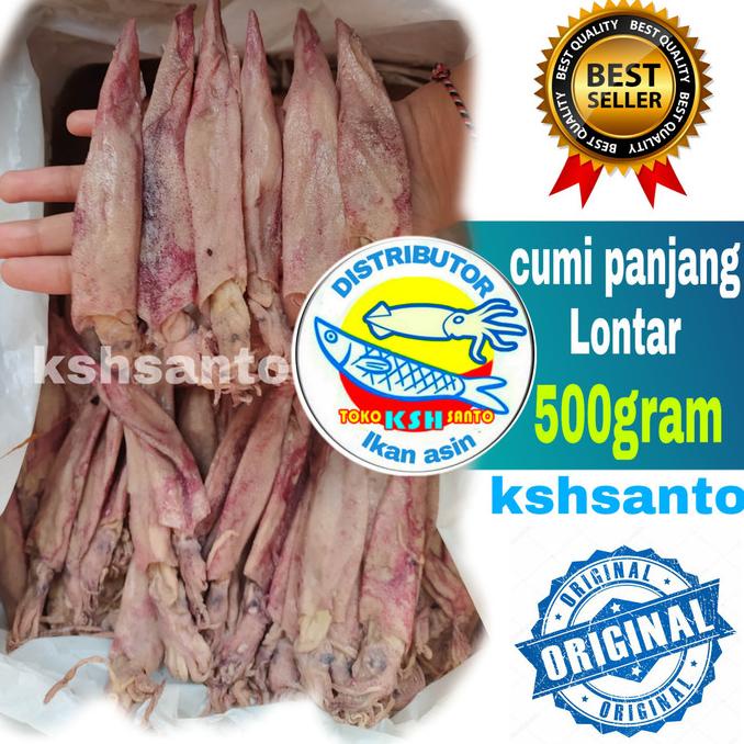 

ikan asin cumi panjang/lontar-500gram