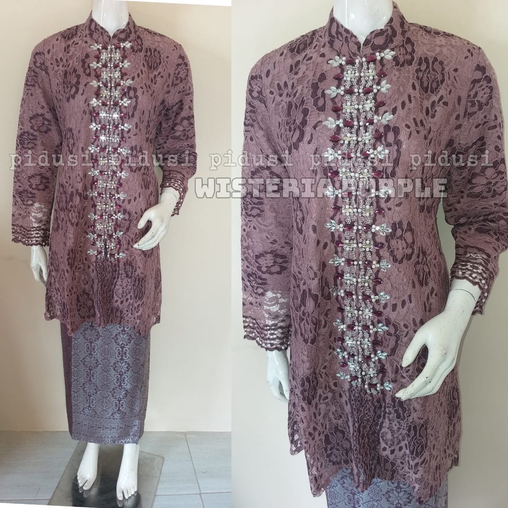 PROMO SET KEBAYA TUNIK BROKAT PAYET / KEBAYA BROKAT PAYET TUNIK / KEBAYA BROKAT PESTA