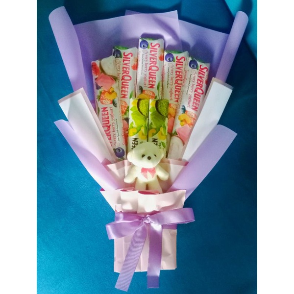 

bouqet coklat silverqueen greentea