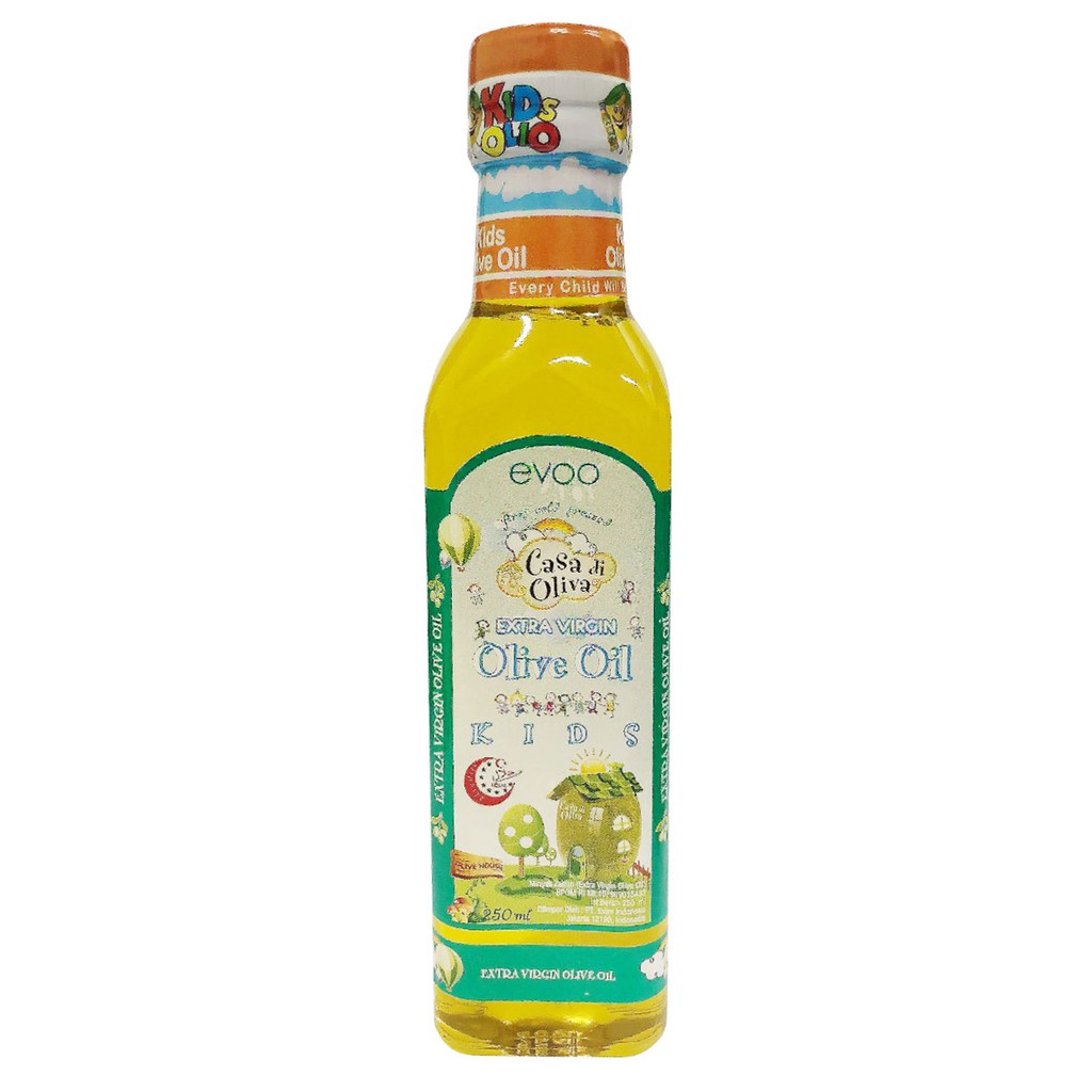 Extra Virgin Olive Oil ( EVOO) - Casa di Oliva - Minyak Zaitun Anak Ukuran 250ml