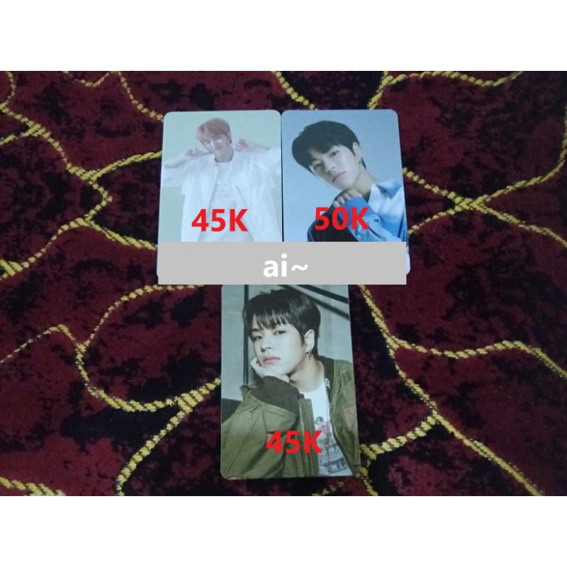 Photocard (PC) Treasure Jaehyuk: Chapter 1, Chapter 2, Chapter 3