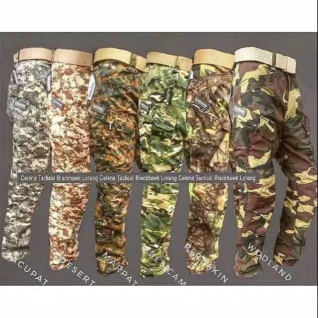 COD Celana Loreng Blackhawk celana army/Camo Cargo Murah Bandung