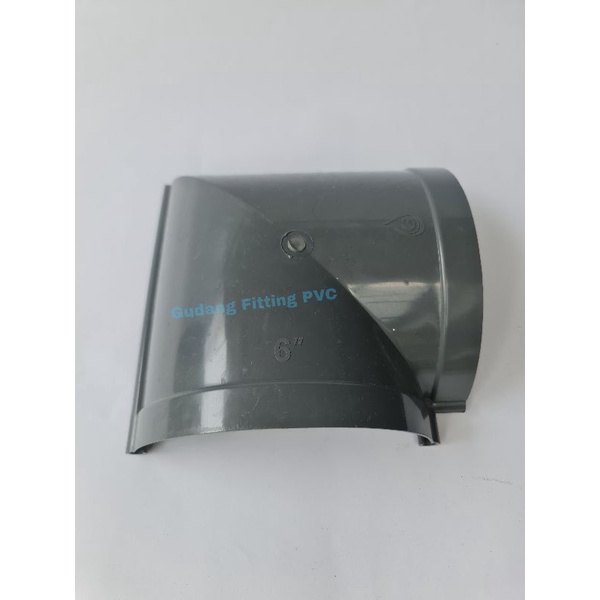 belokan talang bulat 6 " / belokan talang oval pvc Grest