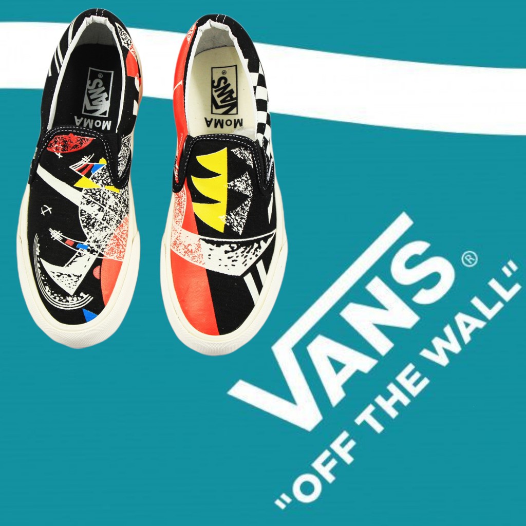 Sepatu Vans Slip On MoMA (Free Kaos Kaki)