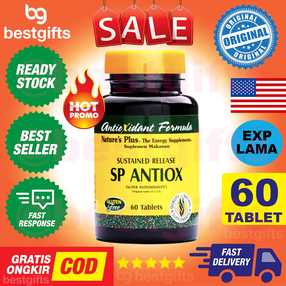 NATURE'S NATURES NATURE PLUS SP ANTIOX SUPER ANTIOXIDANT ANTIOKSIDAN METABOLISME MATA OTAK 60 TABLET