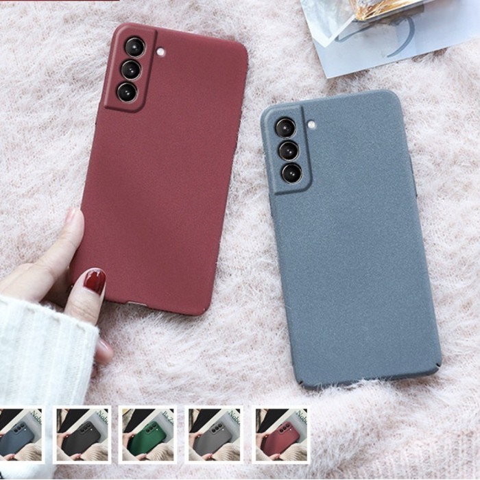 SAMSUNG GALAXY S21 ULTRA PREMIUM TPU SANDSTONE SOFT CASE ANTI LICIN