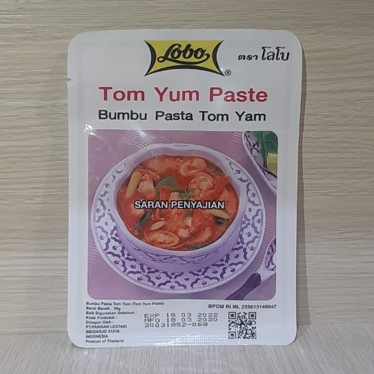 

Lobo Bumbu Pasta Tom Yam 30 gr