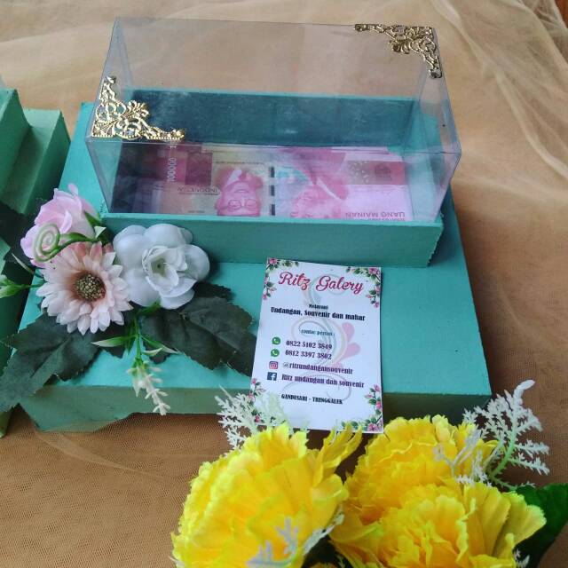 Box uang mahar / kotak hantaran uang