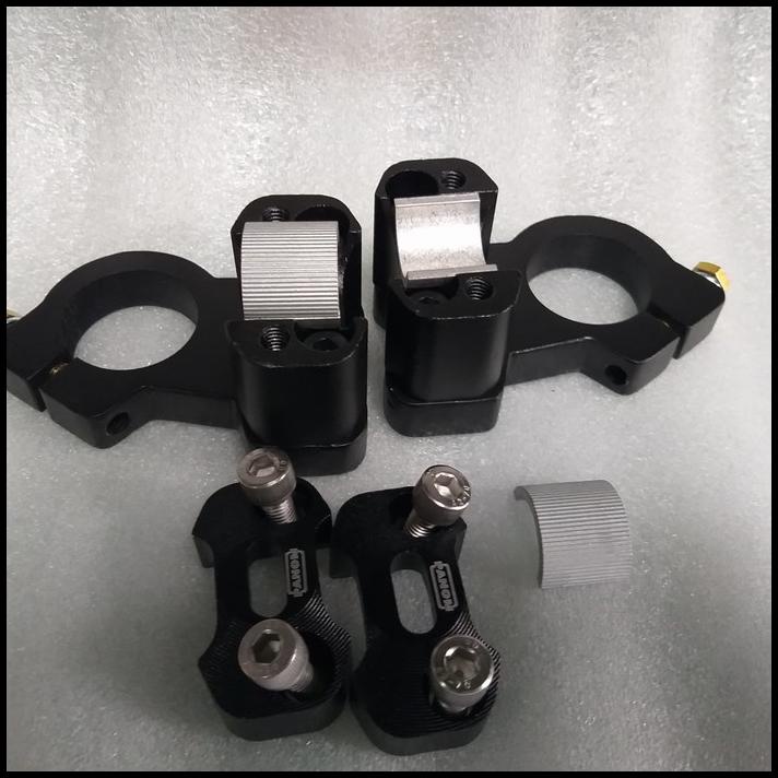 Raiser Plus Breket Stang Fatbar Ninja Rr Dan R15 V2 Diameter 33Mm