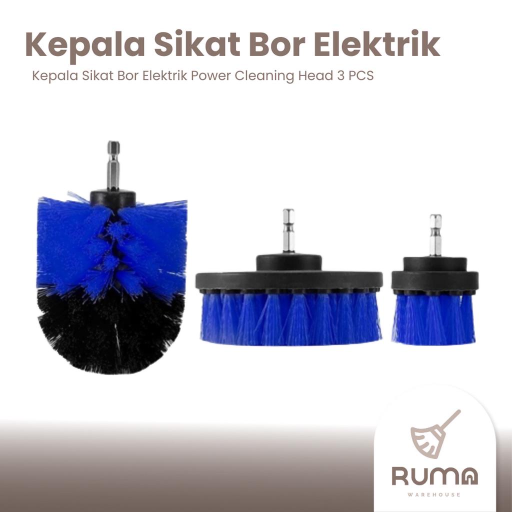 KEPALA SIKAT BOR ELEKTRIK Cordless Drill Brush Alat Pembersih Serbaguna Sikat Bor Listrik Power