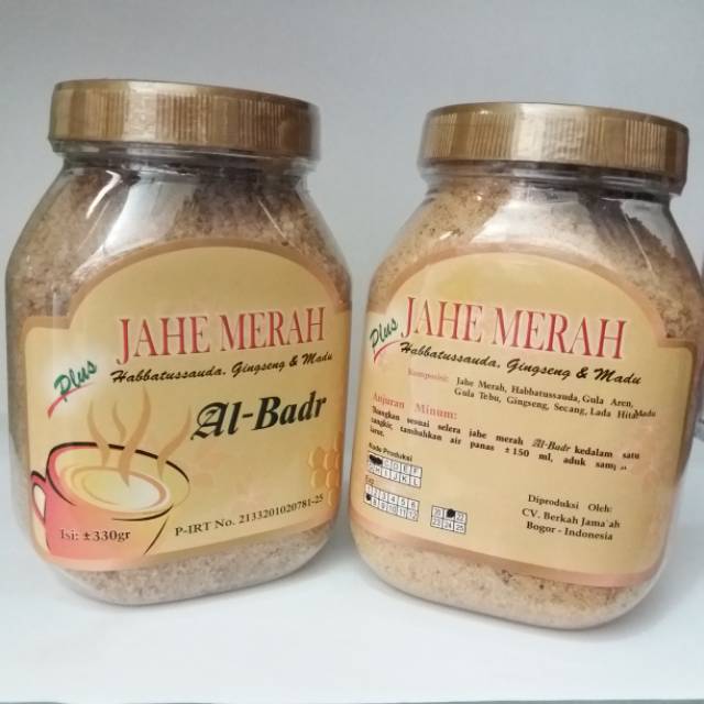 

RB22 Penghangat Badan Dan Mengatasi Perut Kembung JAHE MERAH AL BADR Botol 330 Gram