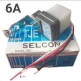 Sensor Cahaya / Photo Sensor / Photocell 6A MODEL SELCON