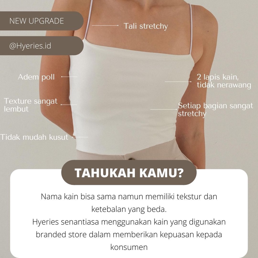 Sora tanktop / Tank top wanita tali kecil leher kotak / Tanktop tali spageti square neck / Tanktop putih / Tanktop hitam / Korean tank / Tank top spaghetti / Tanktop Panjang / Tanktop spandex / Korea tank / Square camisole / Camisole spandek