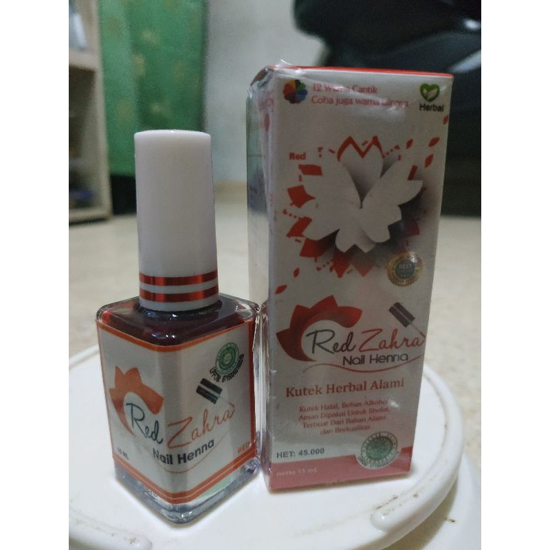 RED ZAHRA NAIL HENNA
