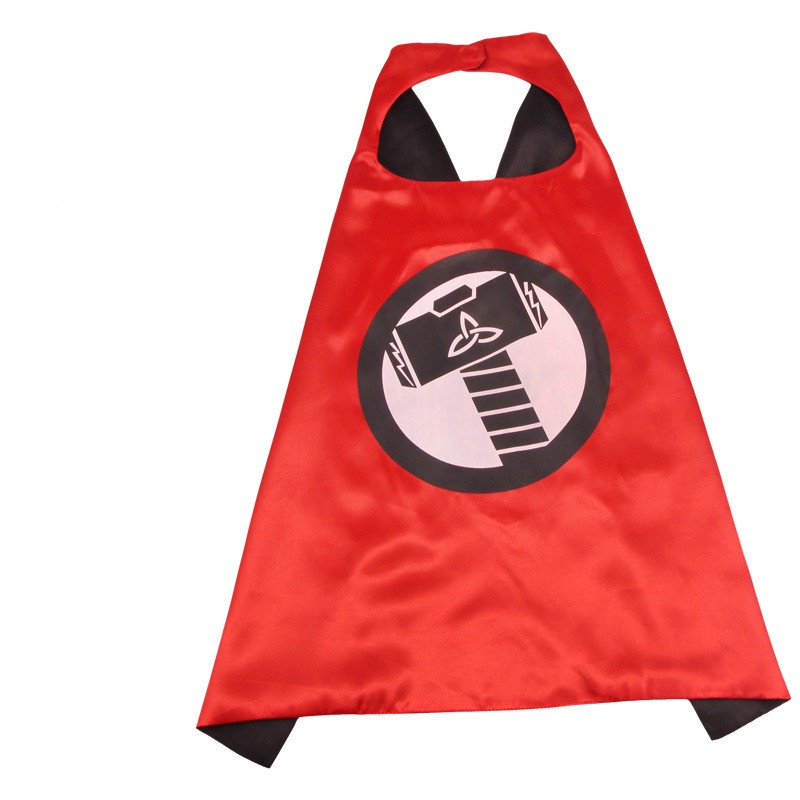 Mainan Topeng / Jubah / Palu Thor Marvel Untuk Properti Cosplay Halloween Anak Laki-Laki