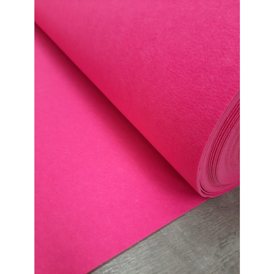 Karpet Bludru Polos 1x3m [METERAN] Bulu CAYLA PINK Lebar 3 meter, Murah, Pameran, Exhibition, Alas duduk, Kasur-3