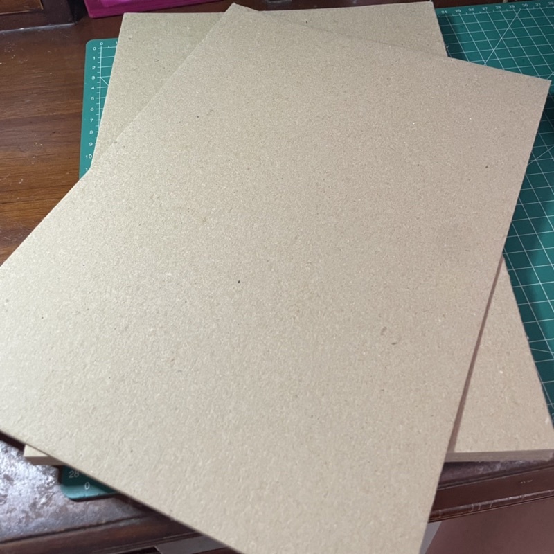yellow board photocard / box karton hard board A4