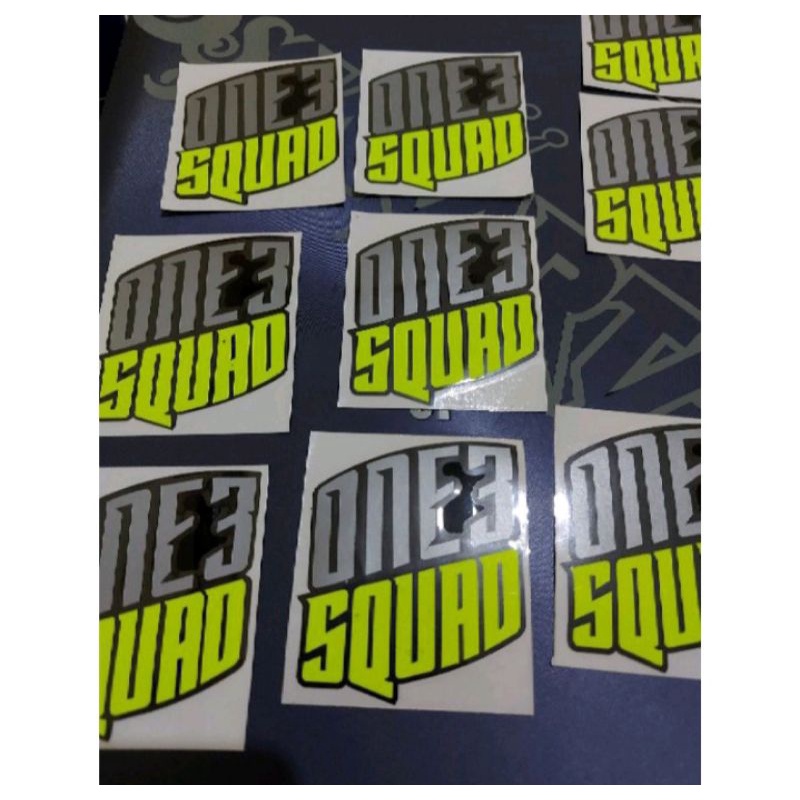 STICKER STIKER MOTOR ONE3 SQUAD ONE 3