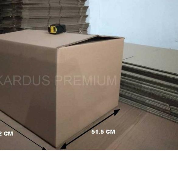 

♫ kardus box packing polos double wall 52x51.5x40cm, murah, kotak karton ➹
