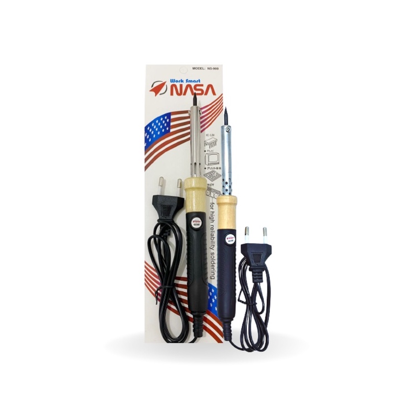 Kiseki Solder Iron Kayu + Plastik Tipe Ns-900 40W | Solder Kayu Plastik 40W