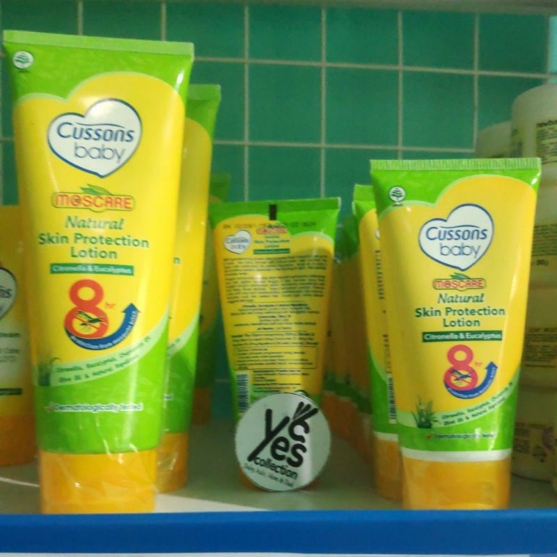 Cussons baby moscare skin protection 100g 50 g lotion 8 jam kulit bayi balita anak gigitan nyamuk cuson