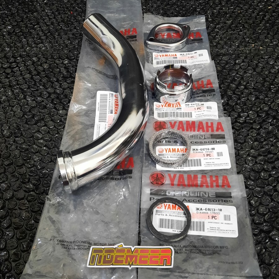 LEHERAN LEHER KNALPOT RX KING SET PAKING KNALPOT ORIGINAL