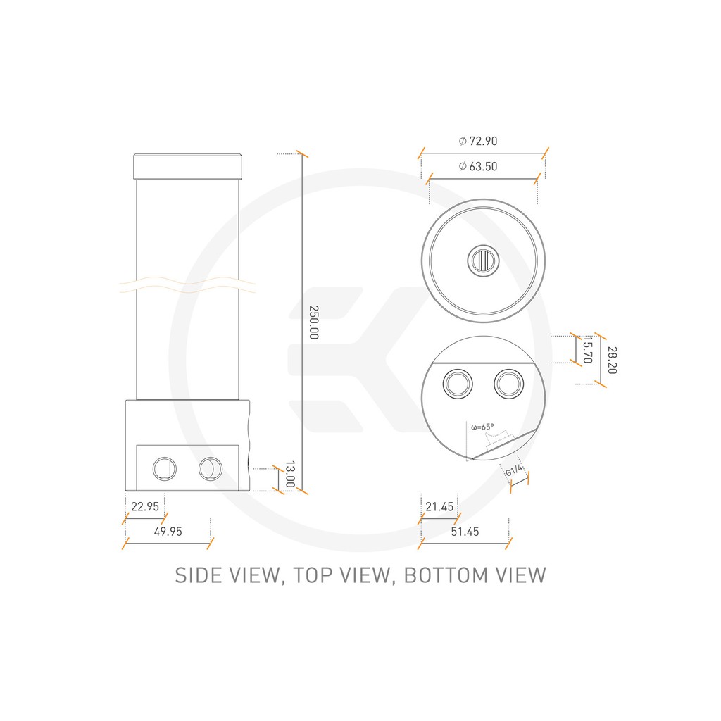 EKWB EK RES X3 150 D-RGB RESERVOIR