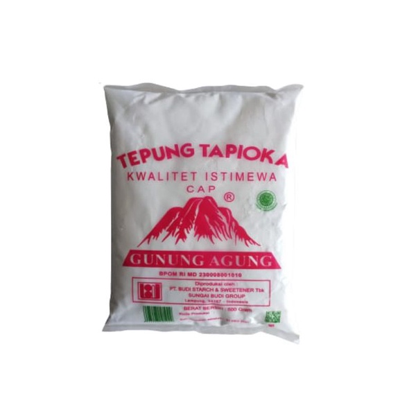 

TEPUNG TAPIOKA GUNUNG AGUNG 500 gr