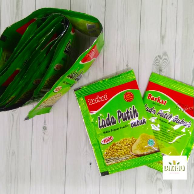 

Lada Putih Bubuk Renteng 12 Sachet @ 5 gr