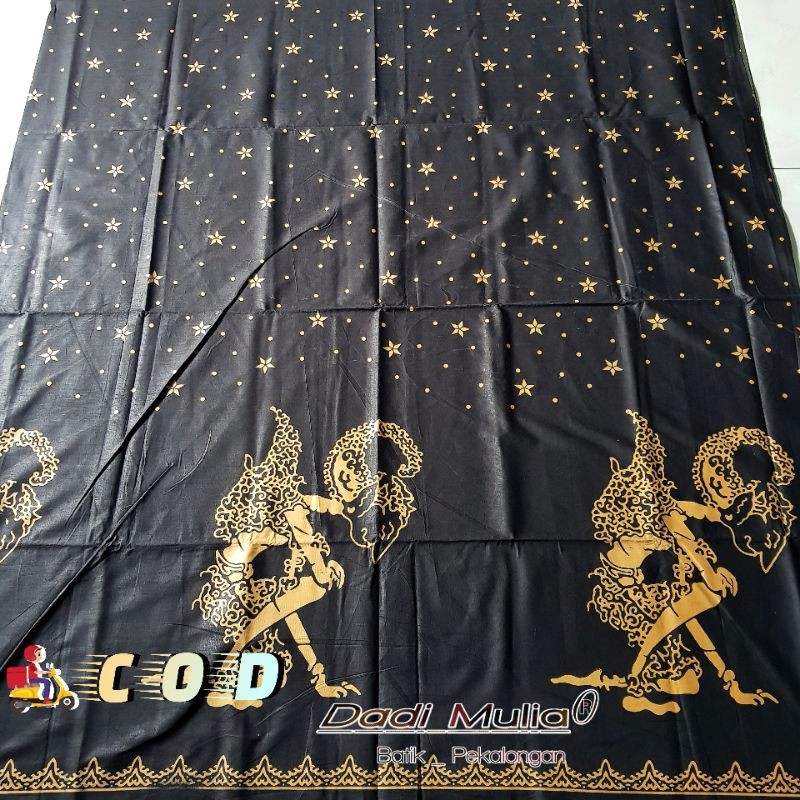 SARUNG PRIA DEWASA BATIK WAYANG SENDIKA  COKLAT TERLARIS BATIK KANG SANTRI MOTIF NU TERBARU GUS AZMI