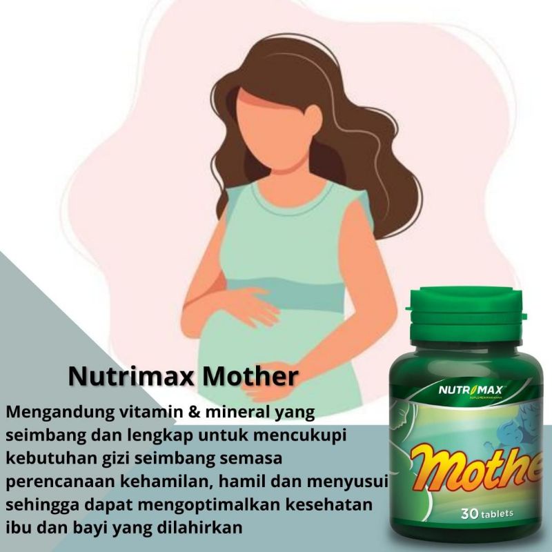 Nutrimax Mother 30s BPOM / Vitamin Ibu Hamil &amp; Menyusui