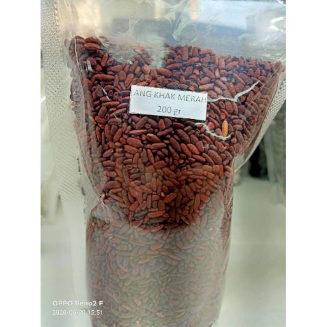 

[Herbal] 200gr Ang Khak - Angkak - Ang Kak - Fung Khiuk Kiuk - Biji Merah Tionghua