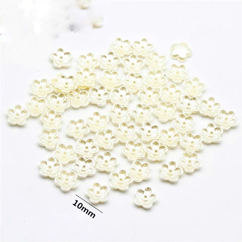 RESIN BUNGA GARDENIA WHITE BAHAN CRAFT BAHAN TASBIH DIGITAL BLING BLING