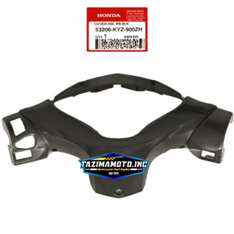 COVER BATOK BELAKANG SPEDOMETER SUPRA X 125 FI HELM IN HITAM ORIGINAL