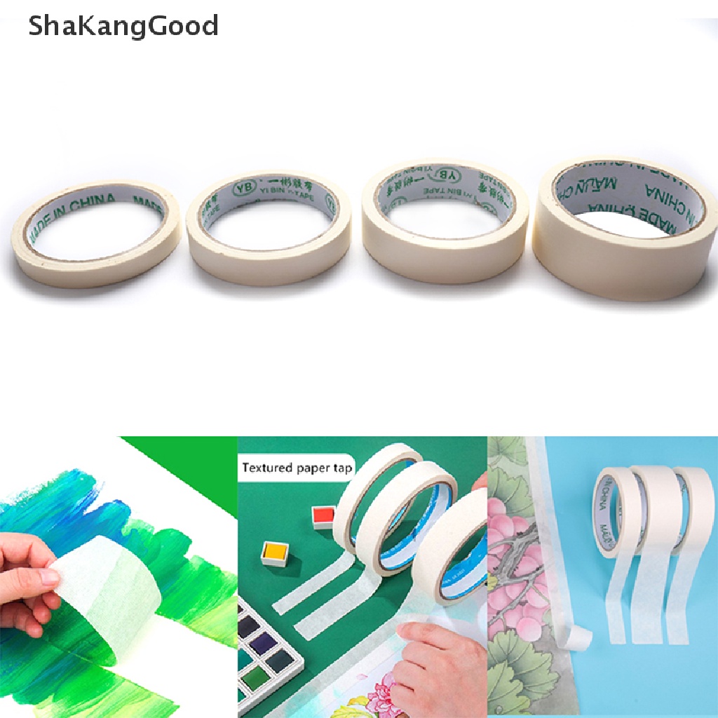 SKID Watercolor Masking Tape Art Painting Adhesive Textured Tape Paper Art Supplies SKK