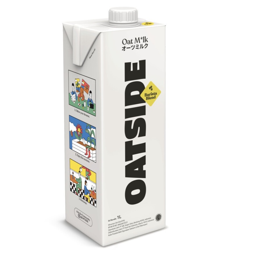 

Oatside - Barista Edition 1 Liter - Susu Gandum Vegan