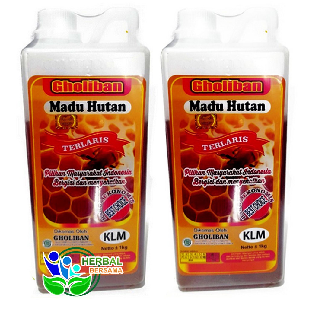 Jual Madu Hutan Gholiban Kalimantan 1kg 1 Kg Gholiban Stiker