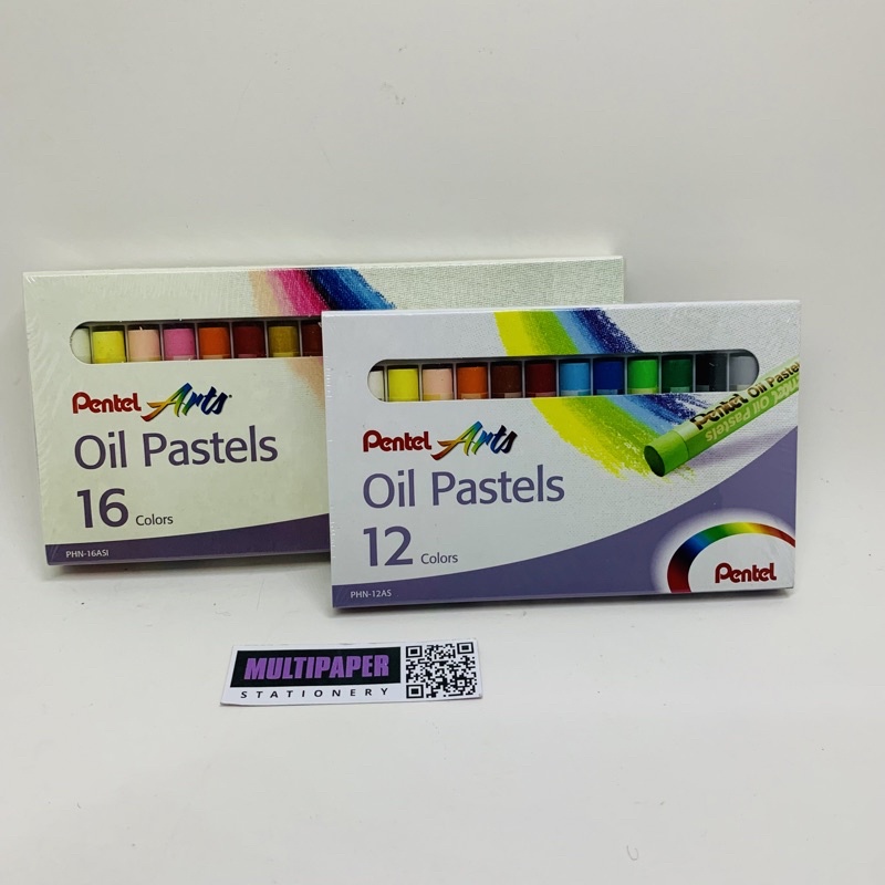 

Oil Pastel Pentel 12 & 16 Warna