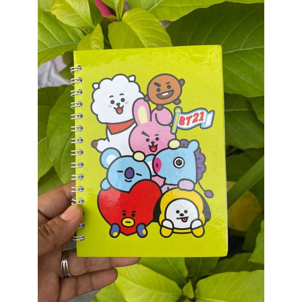 HARDCOVER SPIRAL NOTE BT21 A6