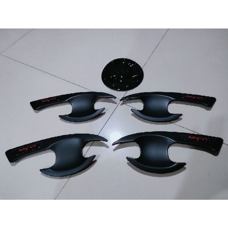 Paket Outer atau Mangkok Handle CARBON + TUTUP BENSIN Daihatsu New Sirion 2018-2024