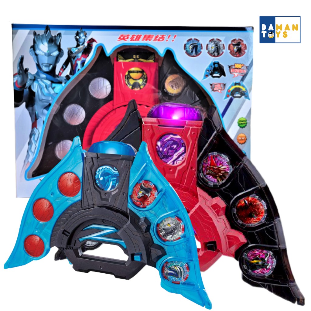 mc85t Senjata Ultraman DX Ultra Z Riser Mainan Pedang Ultraman Zero Seven Leo Zeta, Dark Riser