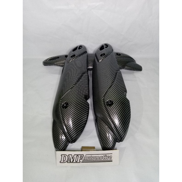 Cover Knalpot Carbon NMAX new 2020 - Tameng Knalpot- Tutup knalpot NMAX new 2020