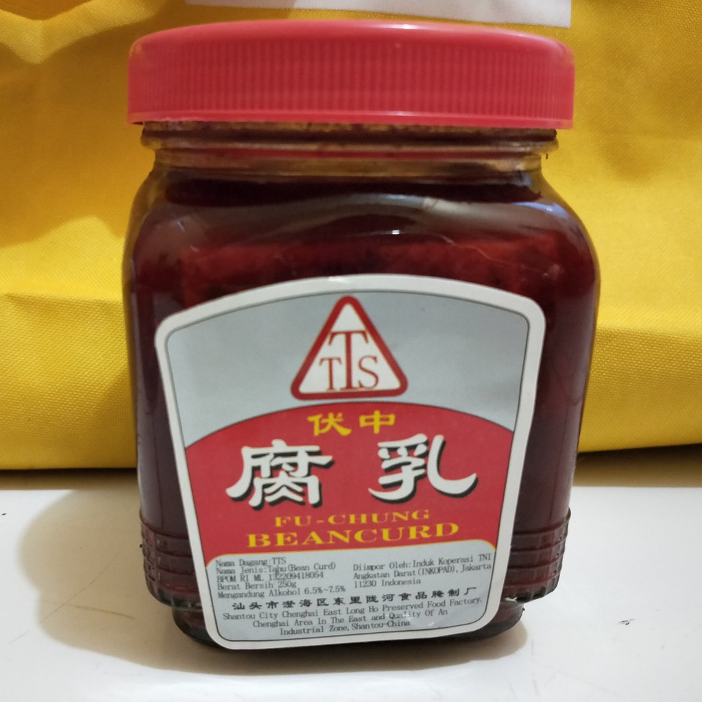 

RB Tahu Merah Fermentasi / Tauji / Theufuji / Taufuji / Teufuji / Fu Chung Red Bean Curd (TTS)