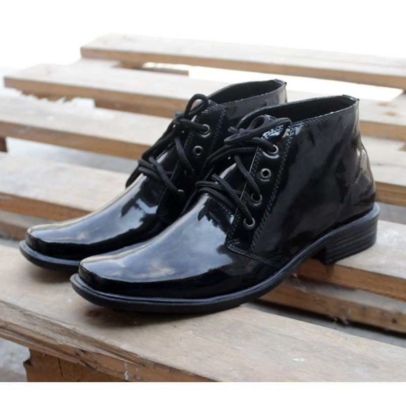 Sepatu Pantopel Pantofel PDH POLRI TNI ABRI SATPAM POLISI SECURITY
